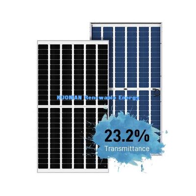 Szkło bez ramki 540W 550W Panele słoneczne Mono Perc