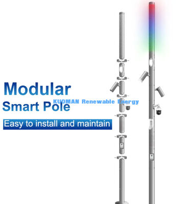 zewnętrzne inteligentne słoneczne czujniki WiFi inteligentne słupki uliczne