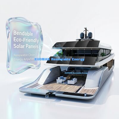 800W elastyczny panel słoneczny z IP68 wodoodporny i 360 stopni gięty dla dachu RV Marine