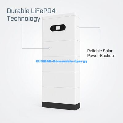 System magazynowania energii domowej KM New Power 51.2V 400Ah LiFePO4 o pojemności 10.24kWh~30.72kWh i żywotności 6000 cykli
