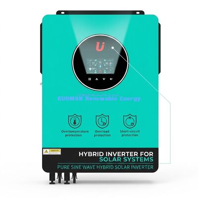BSSI-V-GN10200 hybrydowy inwerter słoneczny o mocy 10 kW z podwójnym MPPT i ładowarką 160A do efektywnego przechowywania energii