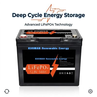 Akumulator litowo-jonowy LiFePO4 12V 50Ah o energii 691,2 Wh z ogniwami pryzmatycznymi do zastosowań głębokiego cyklu
