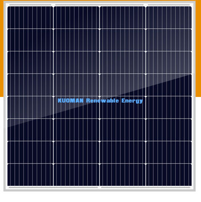 110-120W monokrystaliczny panel słoneczny o wysokiej wydajności 18,6% dla zasilania 12V poza siecią i odpornej na korozję ramy aluminiowej