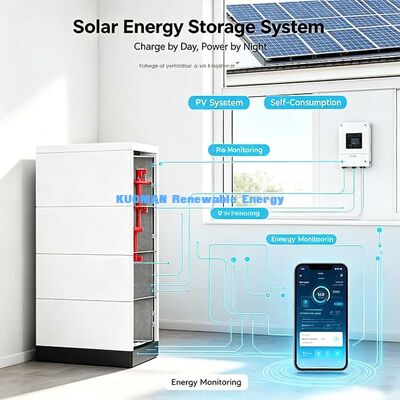 10-letnia gwarancja rozbudowalna bateria LiFePO4 o mocy 48V do zasilania mieszkalnego energią słoneczną