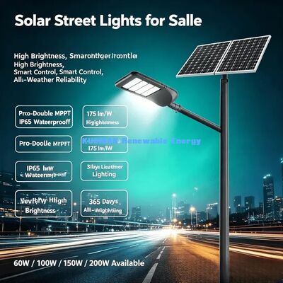 Parku przemysłowym Solarne światło uliczne Parking Outdoor LED Solar Lamp