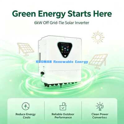 6KW Hybrydowy Falownik PV z 2 Niezależnymi Wejściami i Wyjściami AC System Energii Słonecznej