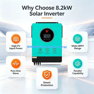 All-in-One 8,2 kW słoneczny hybrydowy inwerter ładowarka Grid-Tie & Standalone Operation