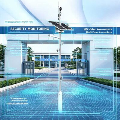 System awaryjnego połączenia wodoodpornego słonecznego słupka inteligentnego, interkom dźwiękowy Full-Duplex