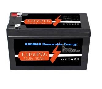 12V 10Ah 128Wh LiFePO4 Bateria litowa o głębokim cyklu do magazynowania energii i zastosowań RV