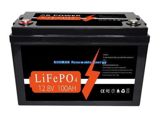 12V 100Ah 1280Wh Bateria litowa głęboki cykl z 8000 cyklu życia do magazynowania energii i zasilania wózka golfowego