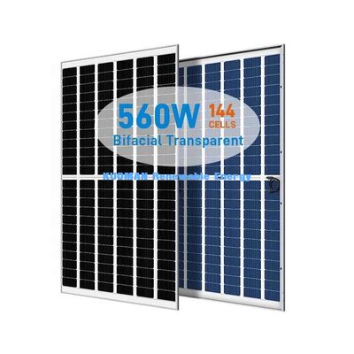 540W 550W Monokrystaliczny Panel Słoneczny Perc o Wydajności 22% i Bezramowej Szklanej Konstrukcji
