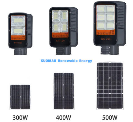 Wysokowydajna lampa uliczna LED zasilana energią słoneczną 180LM/W z panelem monokrystalicznym i stopniem wodoodporności IP65