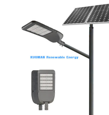 50W IP65 Wodoodporna aluminiowa lampa uliczna solarna z technologią LED do oświetlenia dróg zewnętrznych