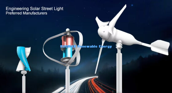 100W-200W Hybrydowa Latarnia Uliczna Wiatrowo-Słoneczna z Wodoodpornością IP65 i 12h*365 dni Czasu Pracy dla Dróg Bez Sieci Energetycznej