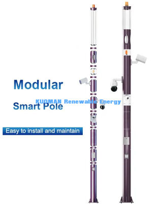 Inteligentny System Sterowania Ekranem LED Słup Oświetleniowy Zewnętrzny Inteligentne Zdalne Światła Słup
