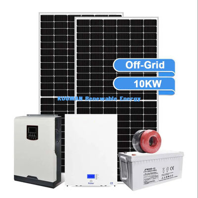 10Kw monokrystaliczny układ paneli słonecznych z krzemowym ogniwem z IP65 odpornością na warunki pogodowe dla domowego przechowywania baterii słonecznych