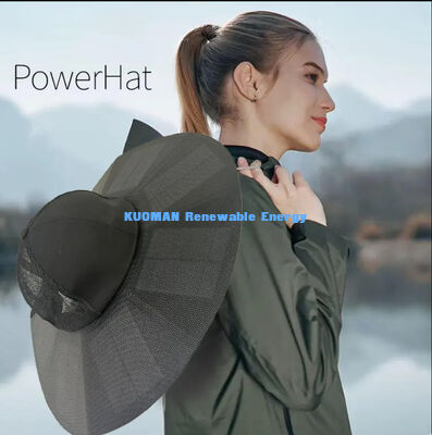 Foldable Portable Rechargeable Solar Charging Cap Camping