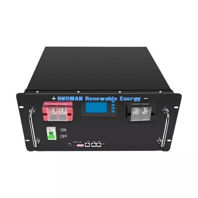 KM 48V 200Ah Akumulator do magazynowania energii domowej LiFePO4 o pojemności 10,24 kWh i ponad 8000 cyklach ładowania do magazynowania energii w budynkach mieszkalnych
