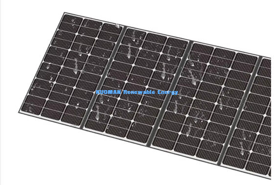 400W Przenośna Ładowarka Solarna z Wodoodpornością IP68 i Regulowaną Podstawką do Kempingu i Turystyki