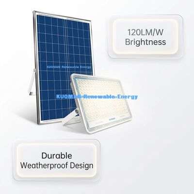 Wydajny 120LM/W Jasny Reflektor Solarny z Wodoodpornością IP65 i Kontrolerem PRO MPPT