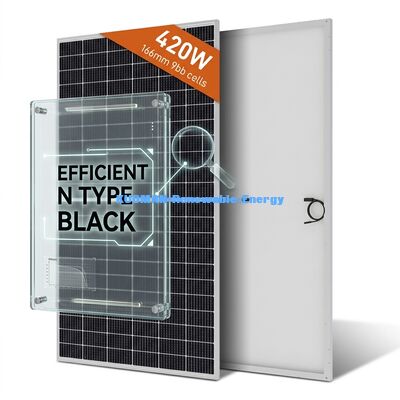 300W-400W monokrystaliczny panel słoneczny z anodowaną ramą aluminiową dla wysokiej wydajności