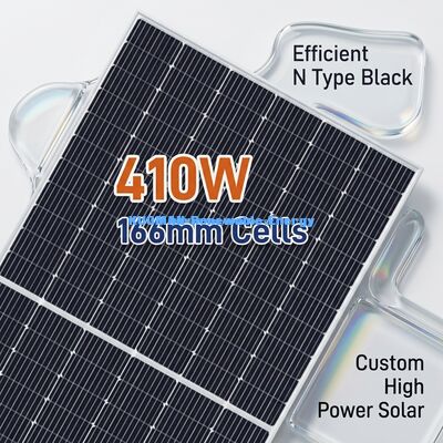 300W-400W monokrystaliczny panel słoneczny z anodowaną ramą aluminiową dla wysokiej wydajności