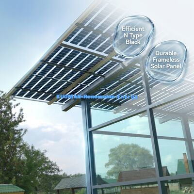 540W 550W Monokrystaliczny Panel Słoneczny Perc o Wydajności 22% i Bezramowej Szklanej Konstrukcji