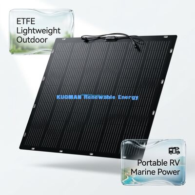 100W IP68 wodoodporny 360° gięty, elastyczny panel słoneczny do dachu i łodzi z certyfikatem FCC
