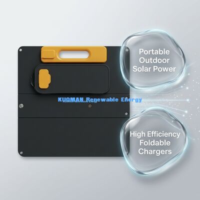 Składana ładowarka słoneczna 100W z technologią IBC Solar do telefonów i laptopów