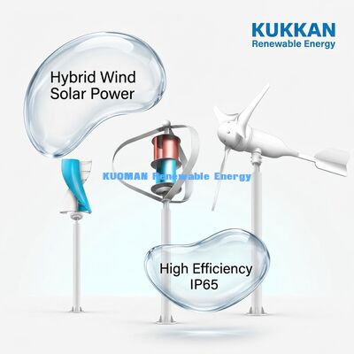 100W-200W Hybrydowa Latarnia Uliczna Wiatrowo-Słoneczna z Wodoodpornością IP65 i 12h*365 dni Czasu Pracy dla Dróg Bez Sieci Energetycznej