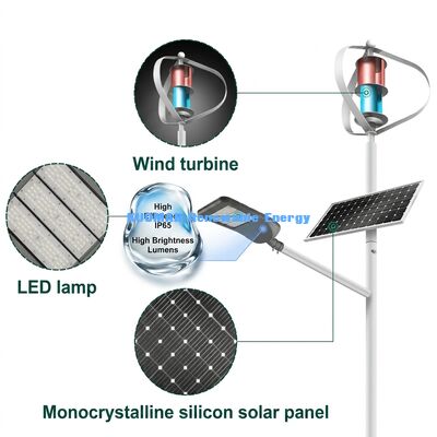 Wytrzymała wodoodporna lampa uliczna LED zasilana energią słoneczną o mocy 100W-200W z aluminiowym korpusem, klasa szczelności IP65, przeznaczona na autostrady i tereny górskie