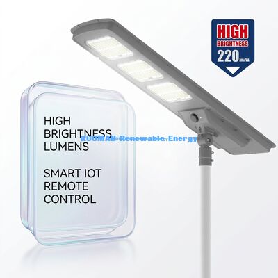 All In One LED Solar Street Light 220lm/W IP65 wodoodporny z 2-3 dniami deszczowymi