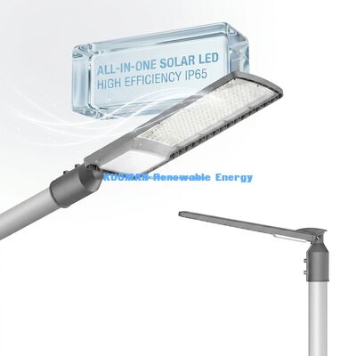 50W-200W Zewnętrzna lampa uliczna LED zasilana energią słoneczną, wodoodporna IP66, żywotność 50000 godzin, do parkingów i autostrad