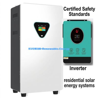 51.2V 300Ah System Baterii Słonecznych Hybrydowych LiFePO4 z 6000 Cyklami do Magazynowania Energii w Domach Poza Siecią