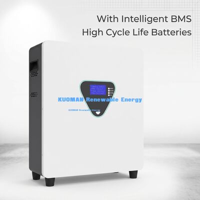 Bateria LiFePO4 do montażu na ścianie o wytrzymałości 6000 cykli i pojemności 13,5 kWh do przechowywania energii w domu