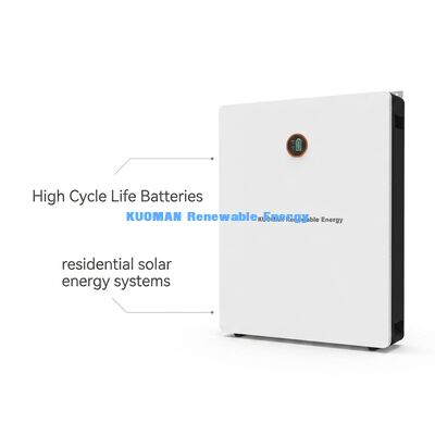 KM 48V 300Ah LiFePO4 Bateria Na ścianie Home Bateria magazynowa z 8000 cyklami