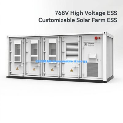 Konfigurowalna komercyjna bateria magazynująca energię ESS o mocy 215 kWh dla zrównoważonych farm fotowoltaicznych