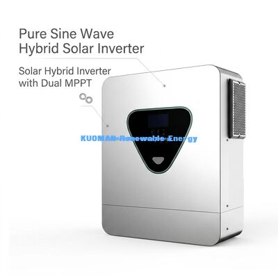 11KVA Pure Sine Wave Hybrid Solar Inverter z podwójnym MPPT i wsparciem baterii litowej