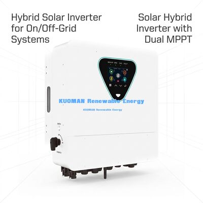 Hybrydowy falownik solarny BSR 6KW z klasą szczelności IP65 i pracą równoległą do użytku domowego i komercyjnego