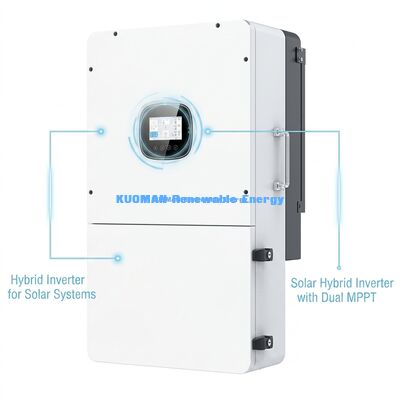Seria BSR 36kW Trójfazowy Falownik Hybrydowy Solar z Wysokim Napięciem Wejściowym PV, Akumulatorem Litowym i Ochroną IP65