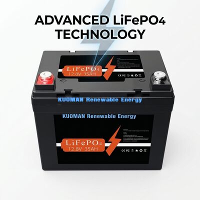 Akumulator litowo-jonowy 448Wh 12V 30Ah głębokiego cyklu LiFePO4 do magazynowania energii