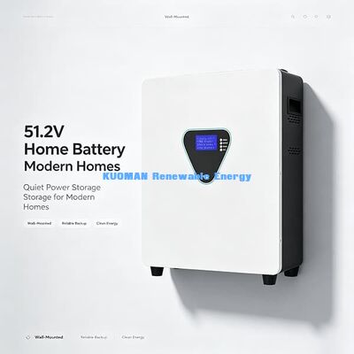 System magazynowania energii słonecznej LiFePO4 o dużej pojemności 51.2V 200Ah 15kWh z aplikacją sterowania na ścianie