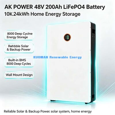 Powerwall 48V 200Ah LiFePO4 Akumulator ścienny do domowych magazynów energii słonecznej