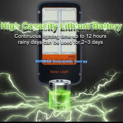 Adjustable Mono Solar Panel LED Street Light 12 Hours Continuous Working Time