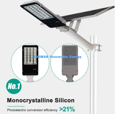 Antykorozyjna aluminiowa obudowa lampy ulicznej solarnej do użytku w wilgotnych obszarach przybrzeżnych