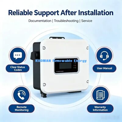 WiFi RS485 Communicate On Grid Solar Inverter LCD Display Residential Solar Inverter