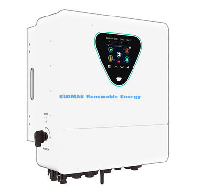 Falownik hybrydowy 6KW 98% Wysoka Wydajność 50-450VDC Wejście PV Klasa IP65