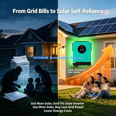 8.2KW Dwukierunkowy Inwerter Solarny Wiązania Sieci Max PV Input 5400W+5400W Dual MPPT