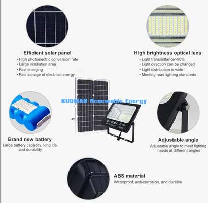 Low Maintenance Solar LED Flood Light Ideal For Garden Street Exterior Lights