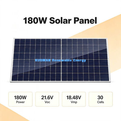 3.2mm Szkło hartowane 200-210W Panel słoneczny, Moduł fotowoltaiczny wodoodporny przeciwpylnowy dla podwórkowego systemu słonecznego